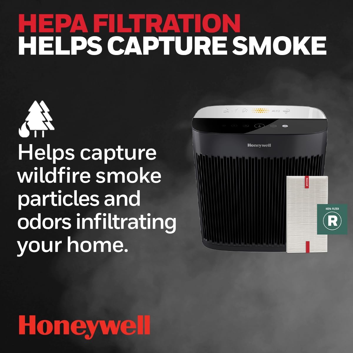 Honeywell HEPA Air Purifier – Large Room Air Cleaner