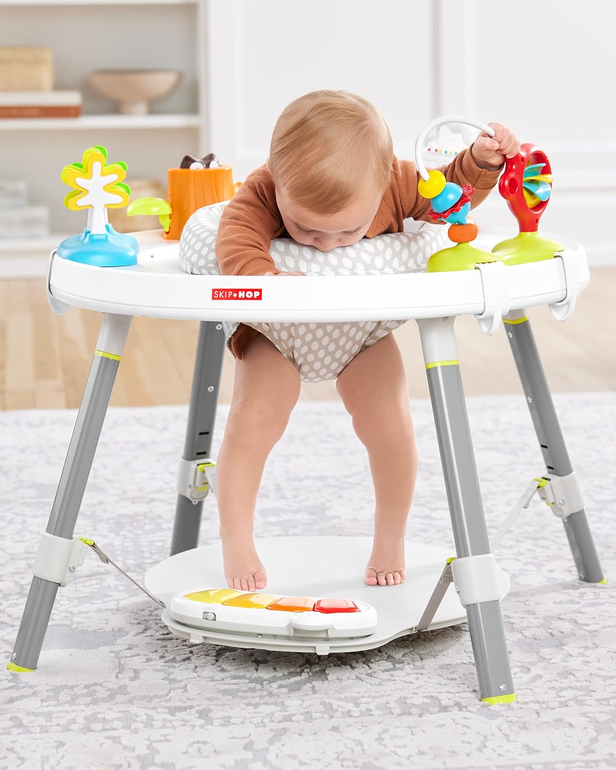 Skip Hop Baby Activity Center – Interactive 3-Stage Play Station, 4mo+