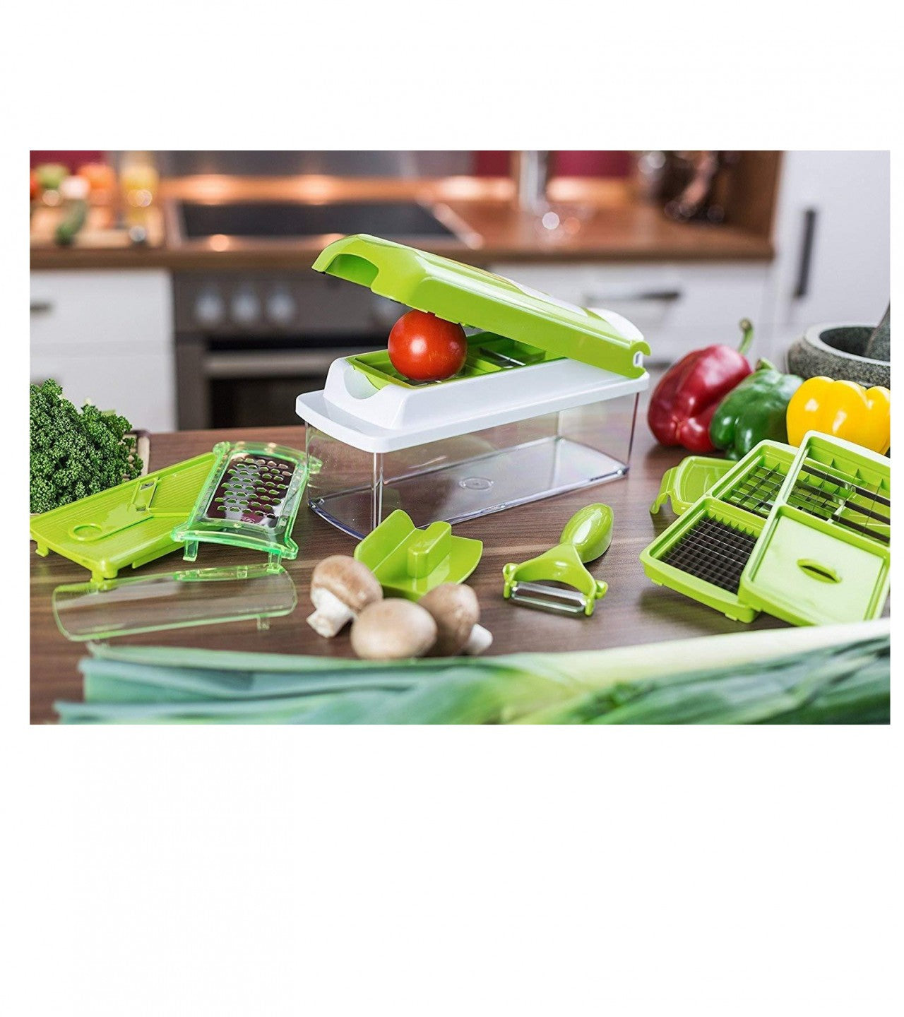14-in-1 Vegetable Slicer & Chopper – Effortless Precision for Every Meal