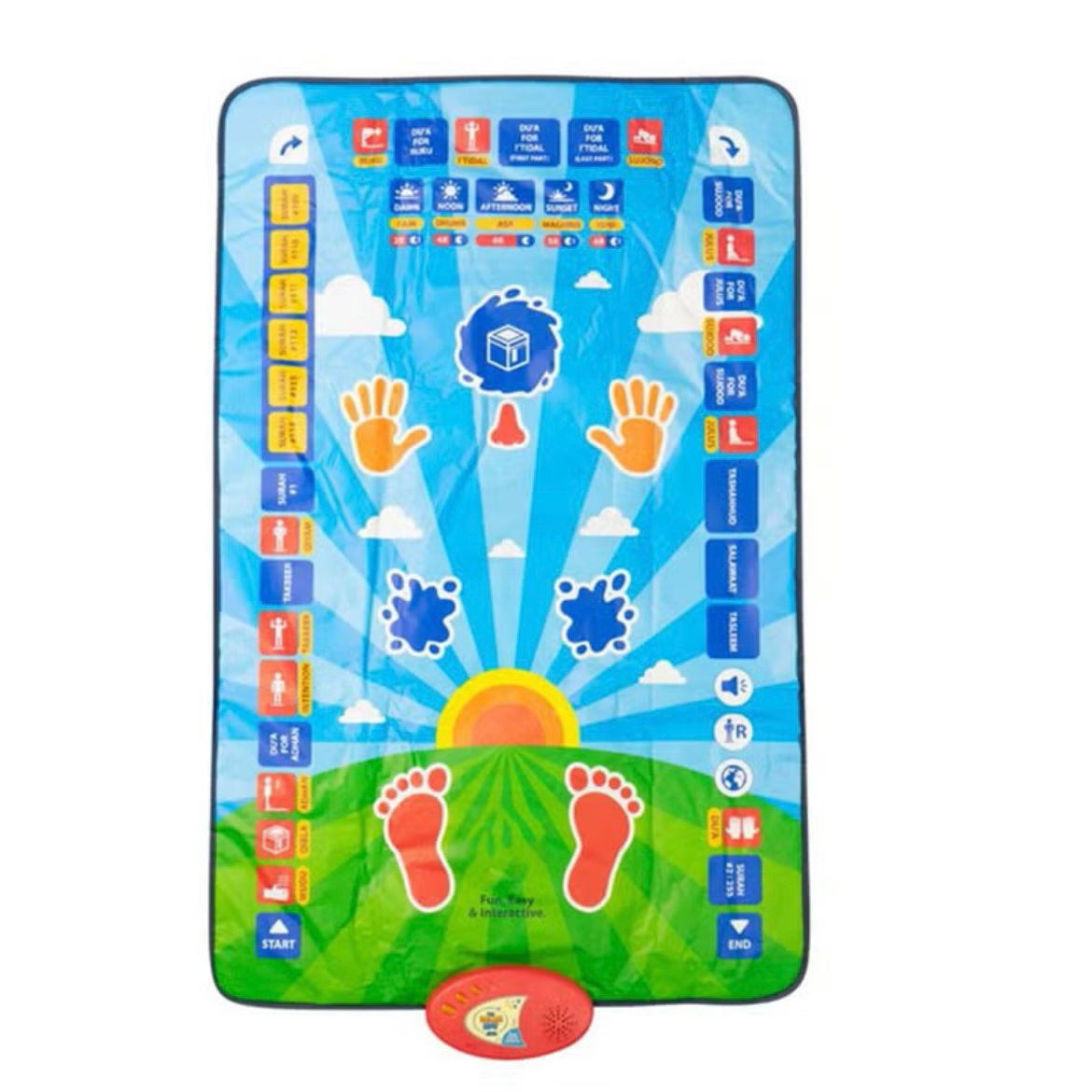 Kids Prayer Mat – سجادة صلاة للأطفال | Interactive Islamic Learning Mat