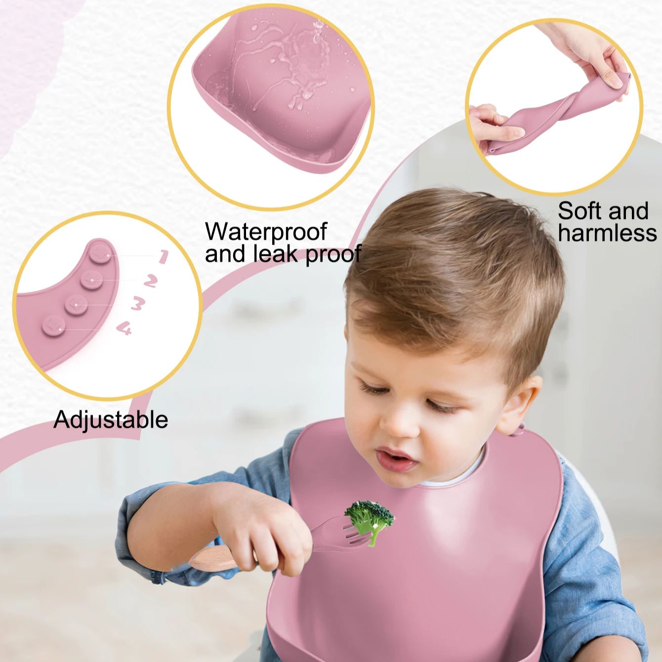 Premium Silicone Plates – Set of 4 | Baby-Safe, BPA-Free & Unbreakable