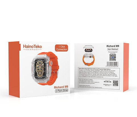 Haino Teko Richard M-9 Smart Watch – AMOLED Display, Health Tracking & Wireless Charging