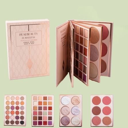 "RB-545 4-in-1 Makeup Palette – Blush, Contour, Highlight & Eyeshadow Set"