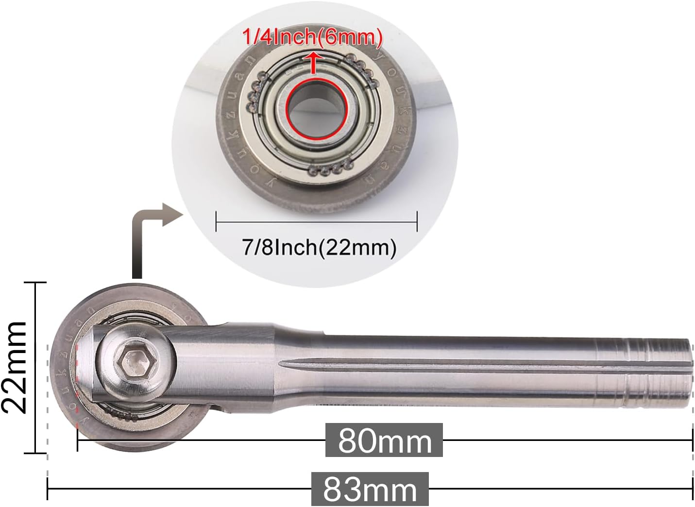 7/8" Tungsten Carbide Tile Scoring Wheel Replacement for TS/TF/TR Cutters