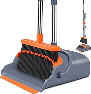 Kelamayi Self-Cleaning Broom and Dustpan set