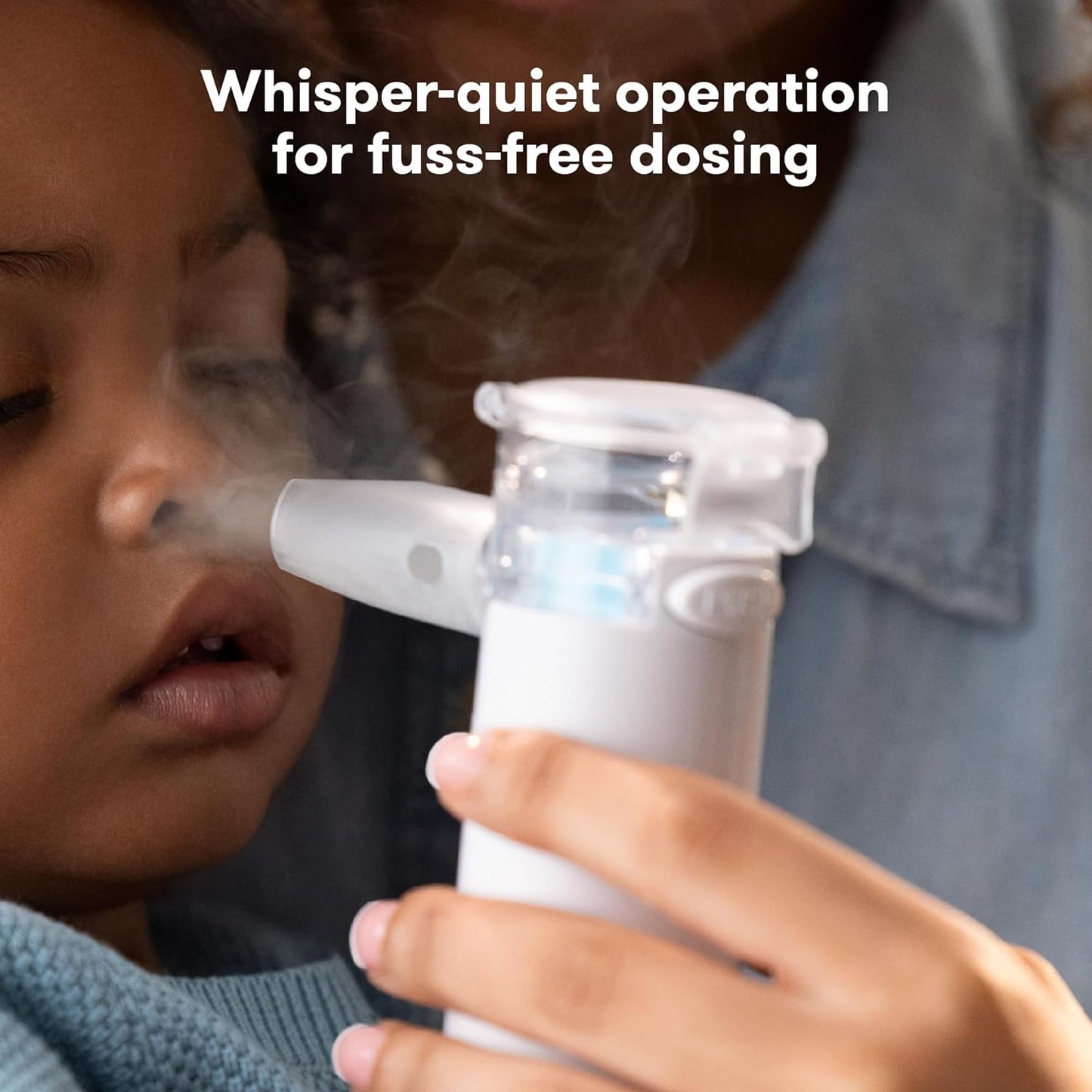 Rida Baby Portable Nebulizer – Silent Handheld Inhaler with Mask & Diffuser for Infants & Kids