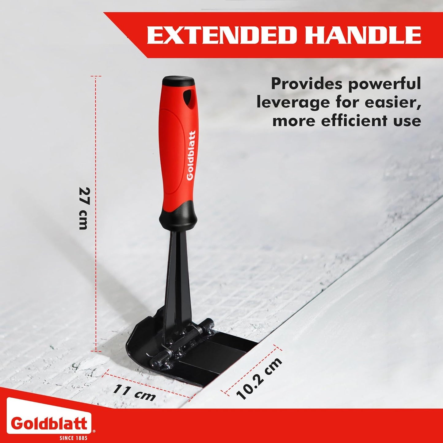 Goldblatt Trim Puller – Heavy-Duty Multi-Tool for Tile, Baseboard & Floor Removal