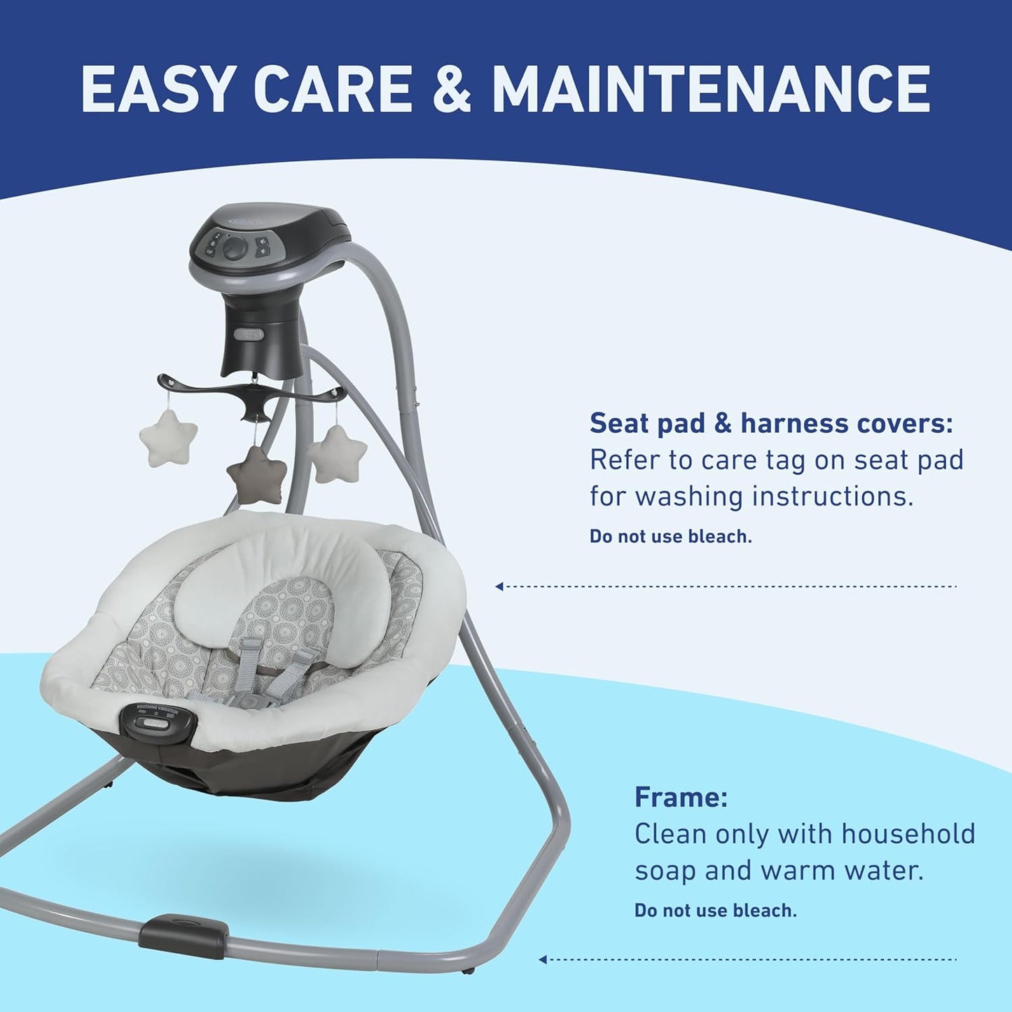 Graco Simple Sway Swing – Comfort & Soothing Motion for Babies