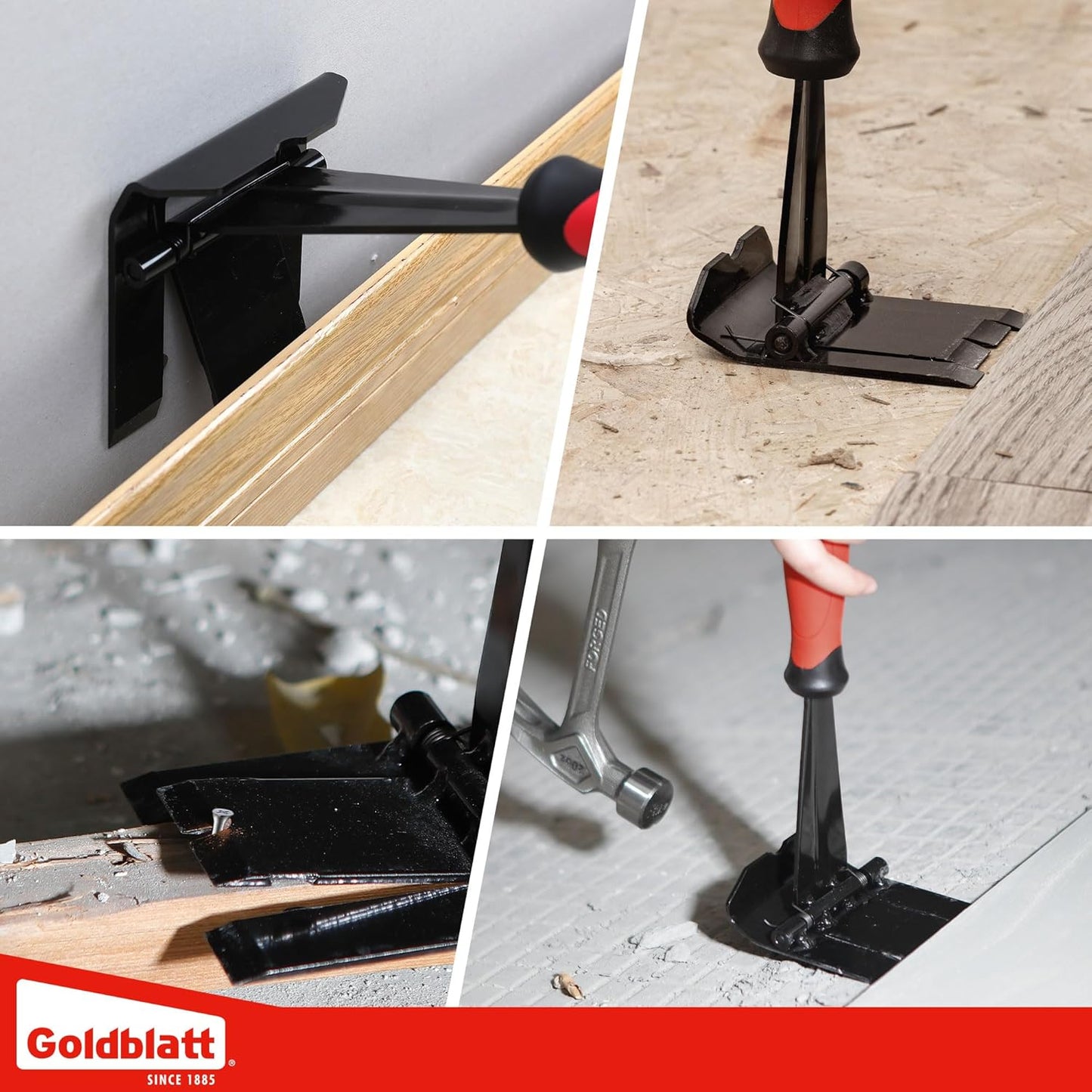 Goldblatt Trim Puller – Heavy-Duty Multi-Tool for Tile, Baseboard & Floor Removal