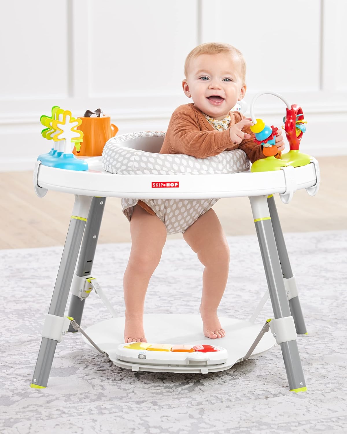 Skip Hop Baby Activity Center – Interactive 3-Stage Play Station, 4mo+