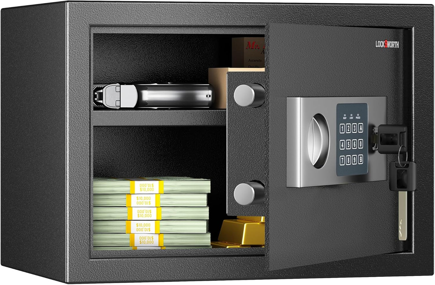 Home & Office Security Safe – 0.6 Cu Ft Digital Lock