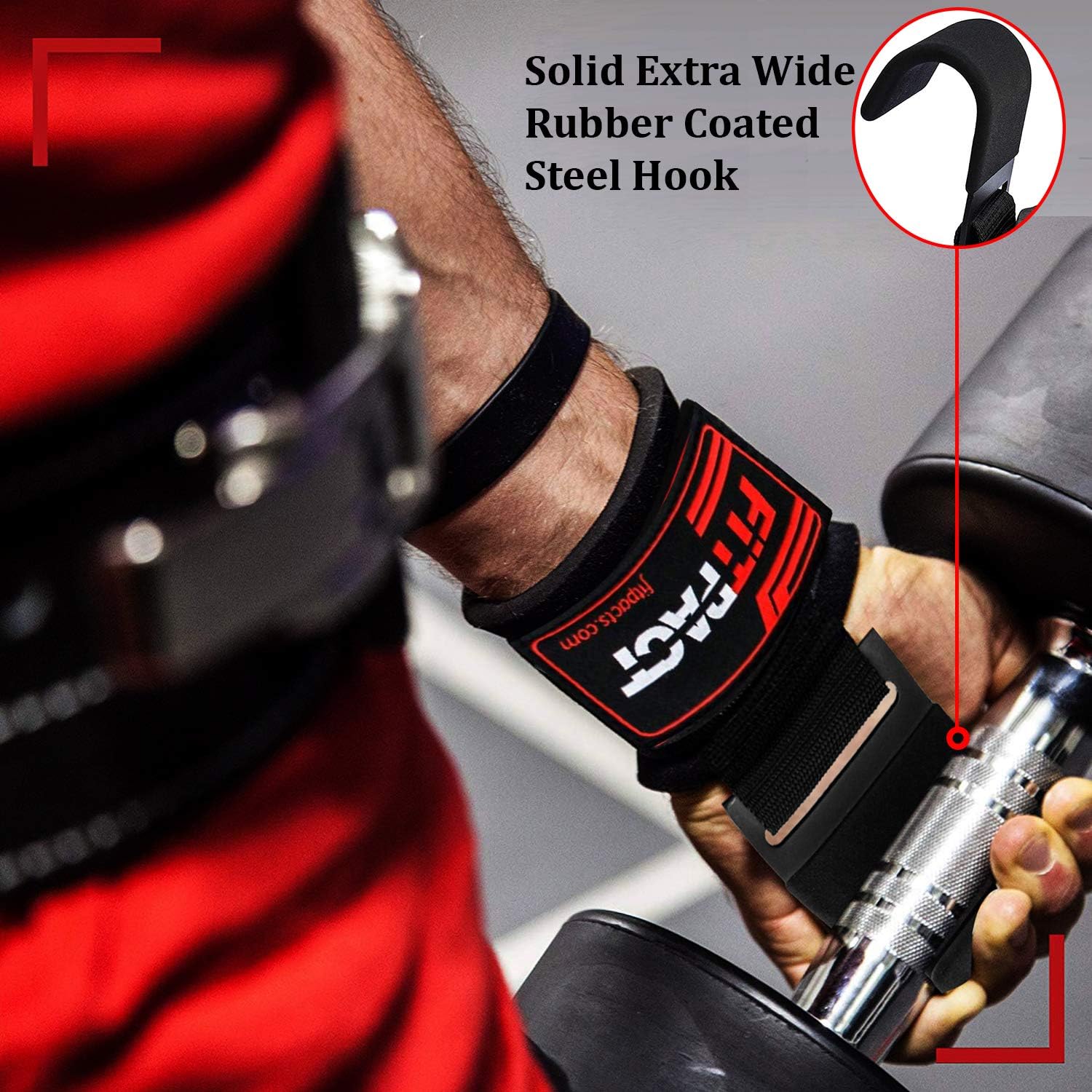 LORDEX - Fitness Lifting Hook Straps - Zaynah Mart
